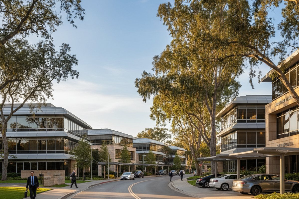 Sand Hill Road — 全球风险投资的圣地,Menlo Park 的核心地标。